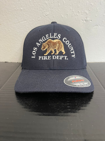 Los Angeles County Fire Department  Gold Bear Hat - SNAP BACK
