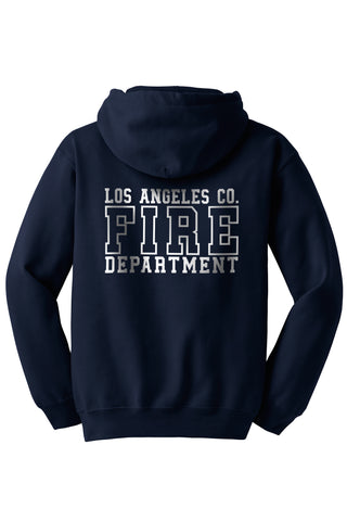 Los Angeles County Fire Department Duty Hooded Zippered Sweatshirt 1/C CTY