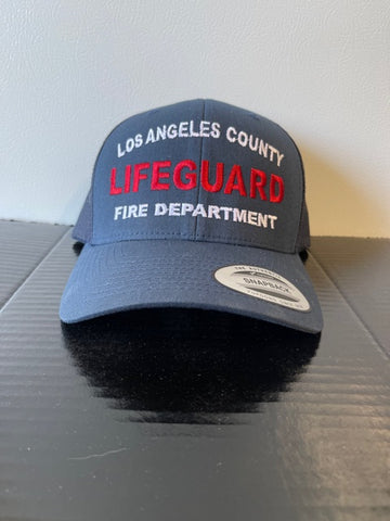 Los Angeles County Fire Department LIFEGUARD SNAP BACK TRUCKER Hat
