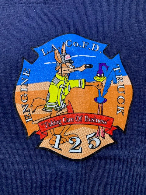 Los Angeles County Fire Department Duty T Shirt S / Navy