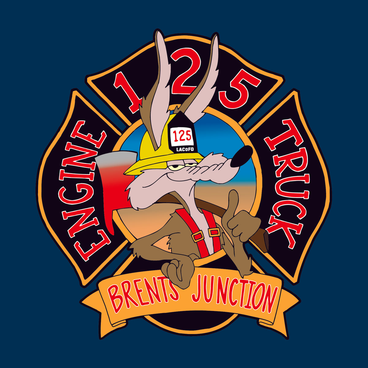 Los Angeles County Fire Station 125 Brents Junction LA FIRE SHIRT GUY