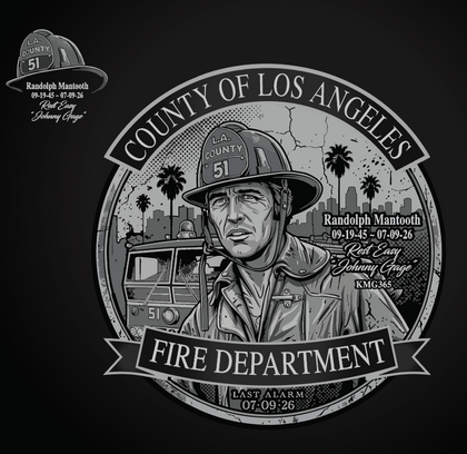 L.A. County Fire Department Theme Shirts
