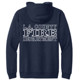 Los Angeles County Fire Department Duty Hooded Sweatshirt - Official Logo-