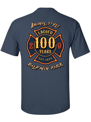 Los Angeles County Fire Department Fire Station 29 Baldwin Park 100 Year Shirt