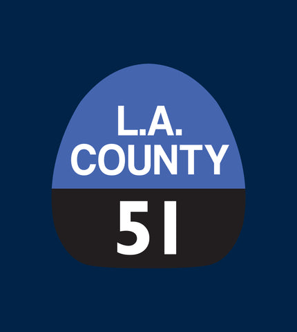 Los Angeles County Fire Department Station 51 Decal