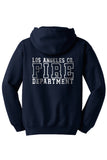 Los Angeles County Fire Department Duty Hooded Sweatshirt 1/C CTY Box Logo