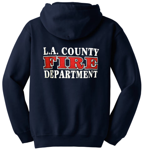 Los Angeles County Fire Department Duty Hooded Sweatshirt Box Logo