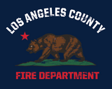 Los Angeles County Fire Department California Bear Hooded Sweatshirt