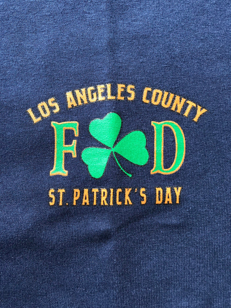 Los Angeles County Fire Department St. Patricks Day T Shirt LA FIRE