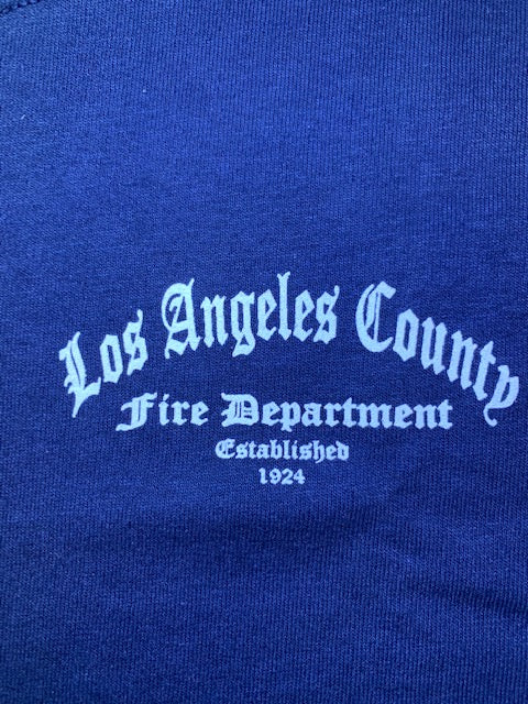 Los Angeles County Fire Department Old English – LA FIRE SHIRT GUY