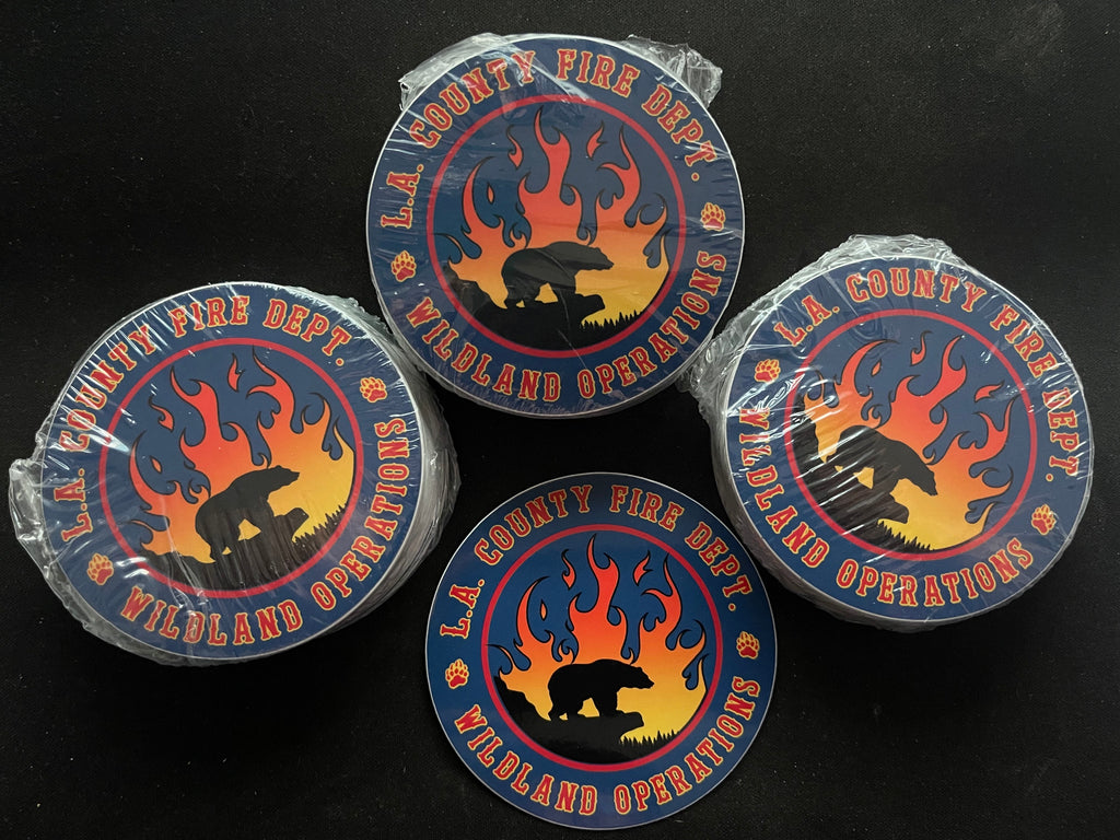 Los Angeles County Fire Department Wildland Operations Decal LA FIRE los-angeles-county-fire-department-wildland-operations-decal-la-fire