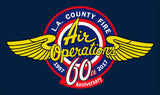 Los Angeles County Fire Department Air Operations 60th Anniversary T-Shirt